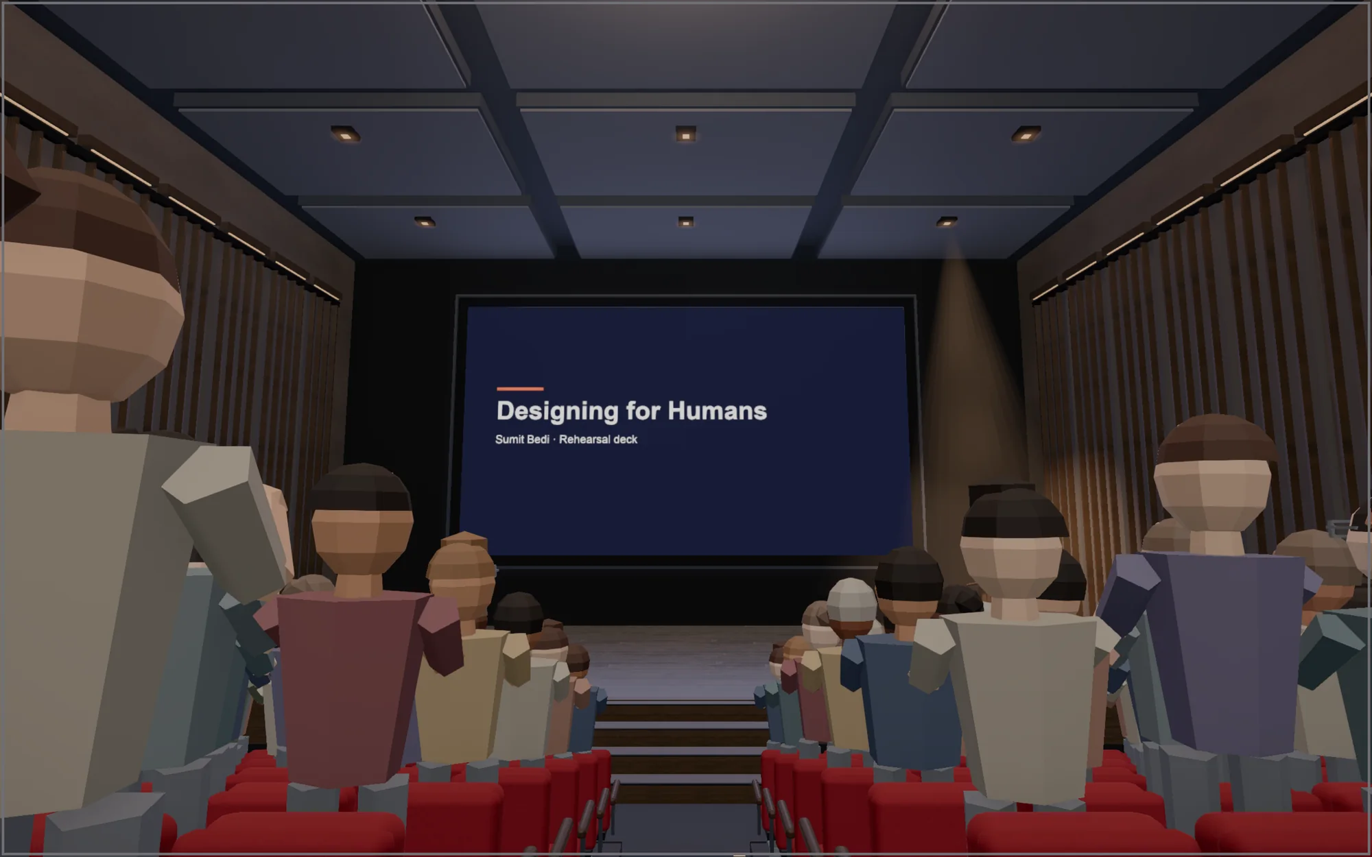 The audience on its feet in a standing ovation